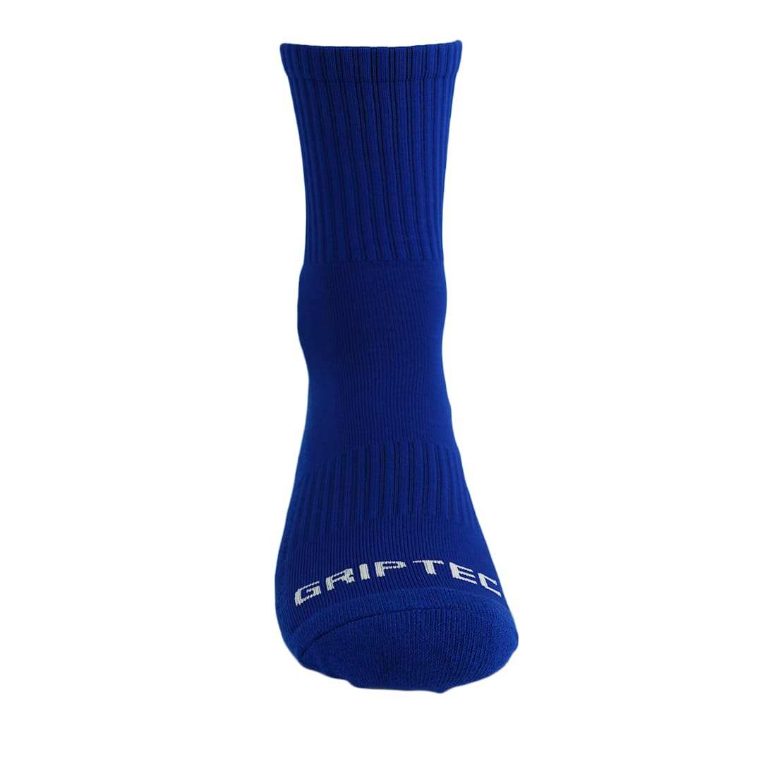 Griptec Full Length Grip Socks Blue – front view