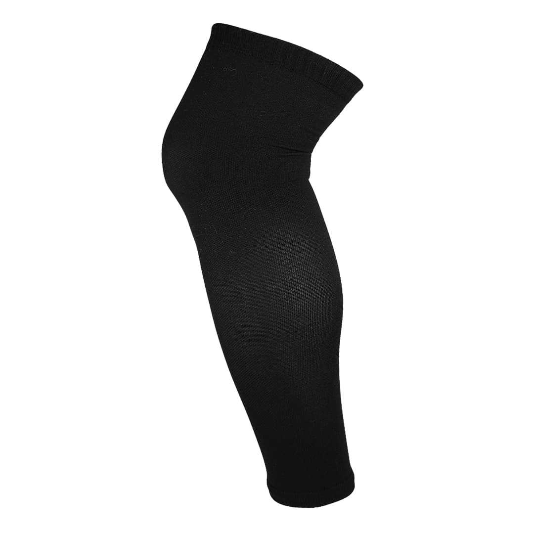 Black GRIPTEC sock sleeve, footless design for wearing over grip socks