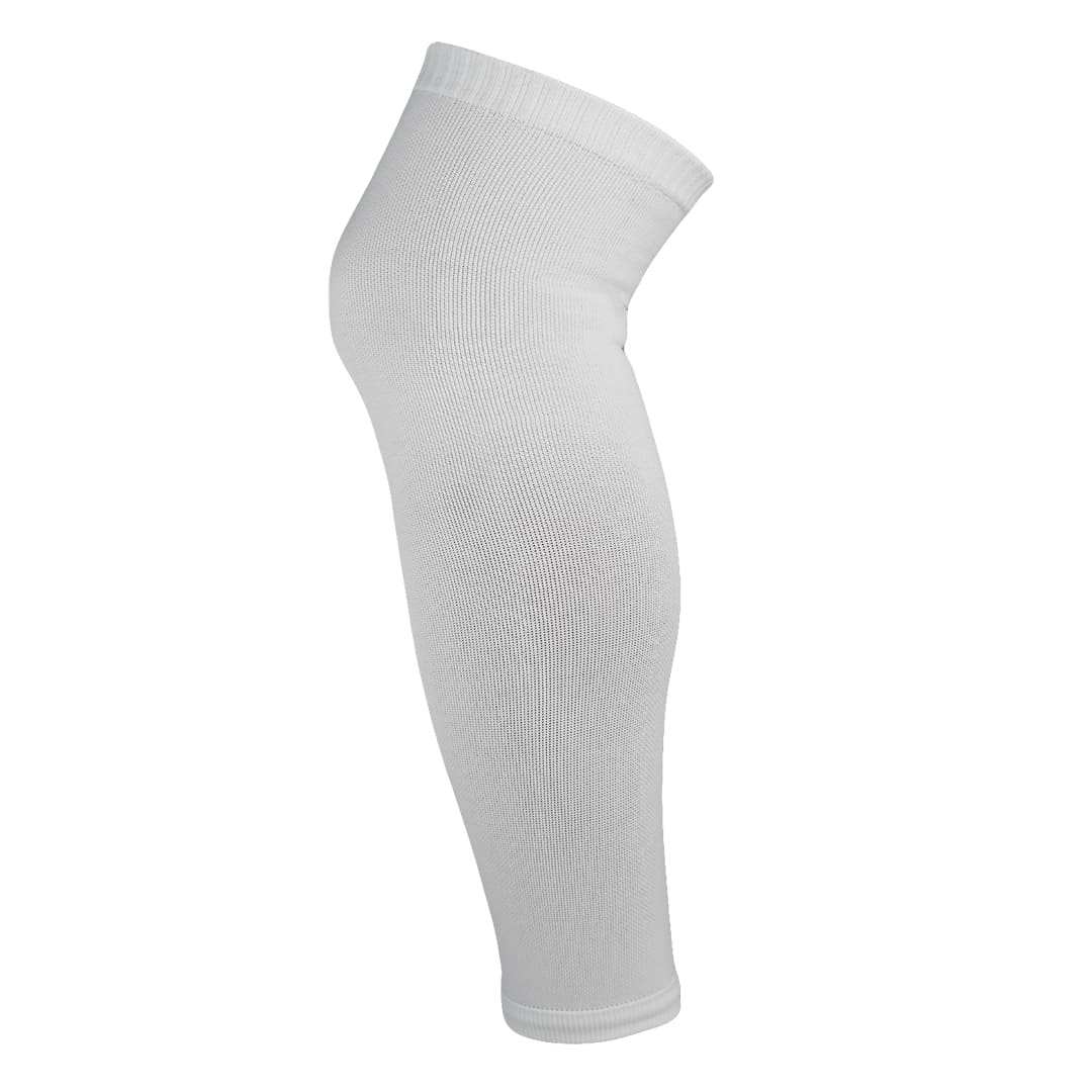 White GRIPTEC sock sleeve, footless design for wearing over grip socks