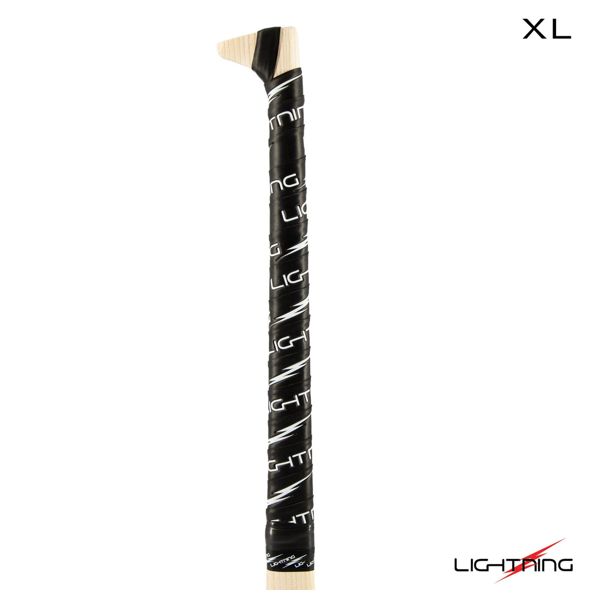 Lightning hurling grips in black and white, XL length