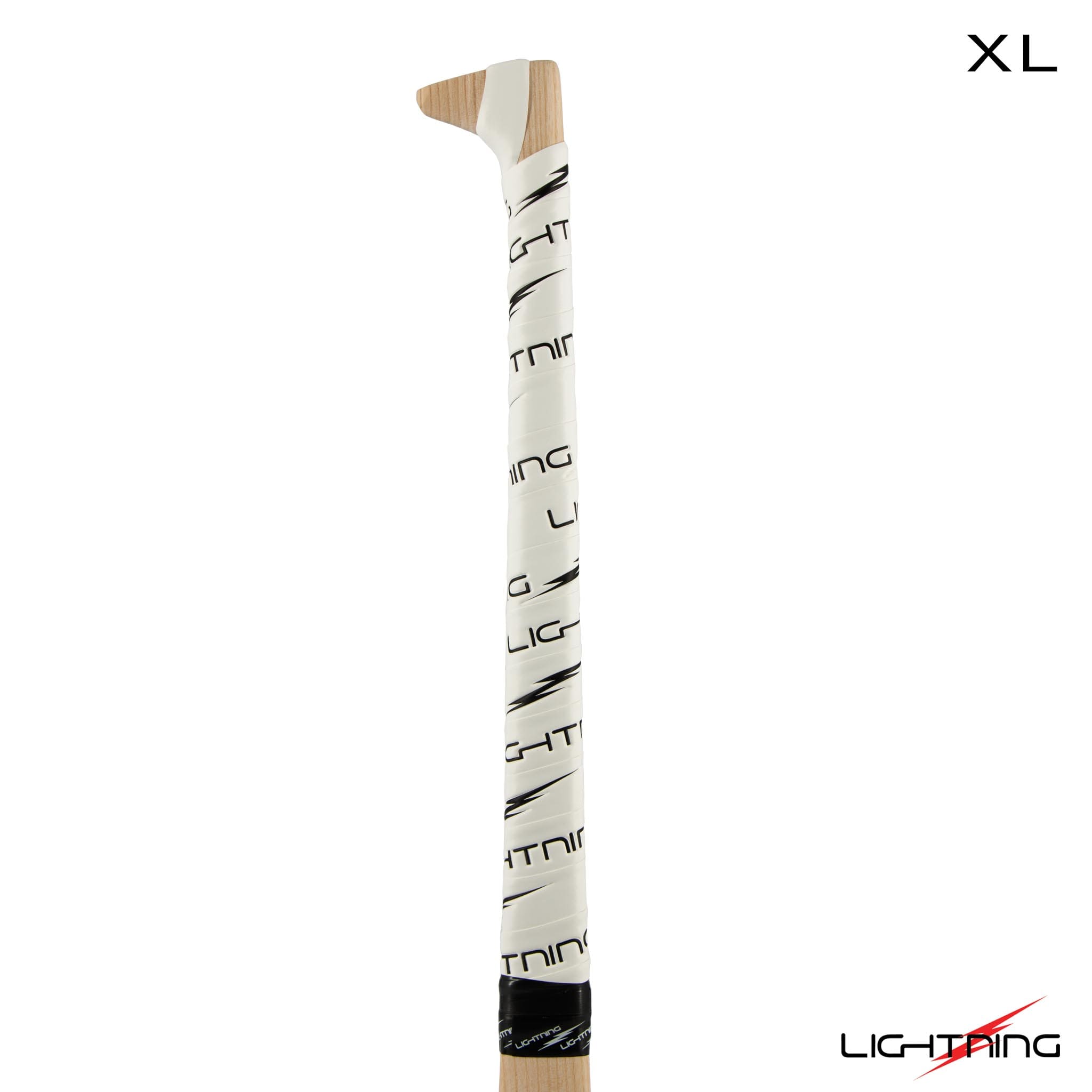 Lightning Hurling XL Grip in white and black