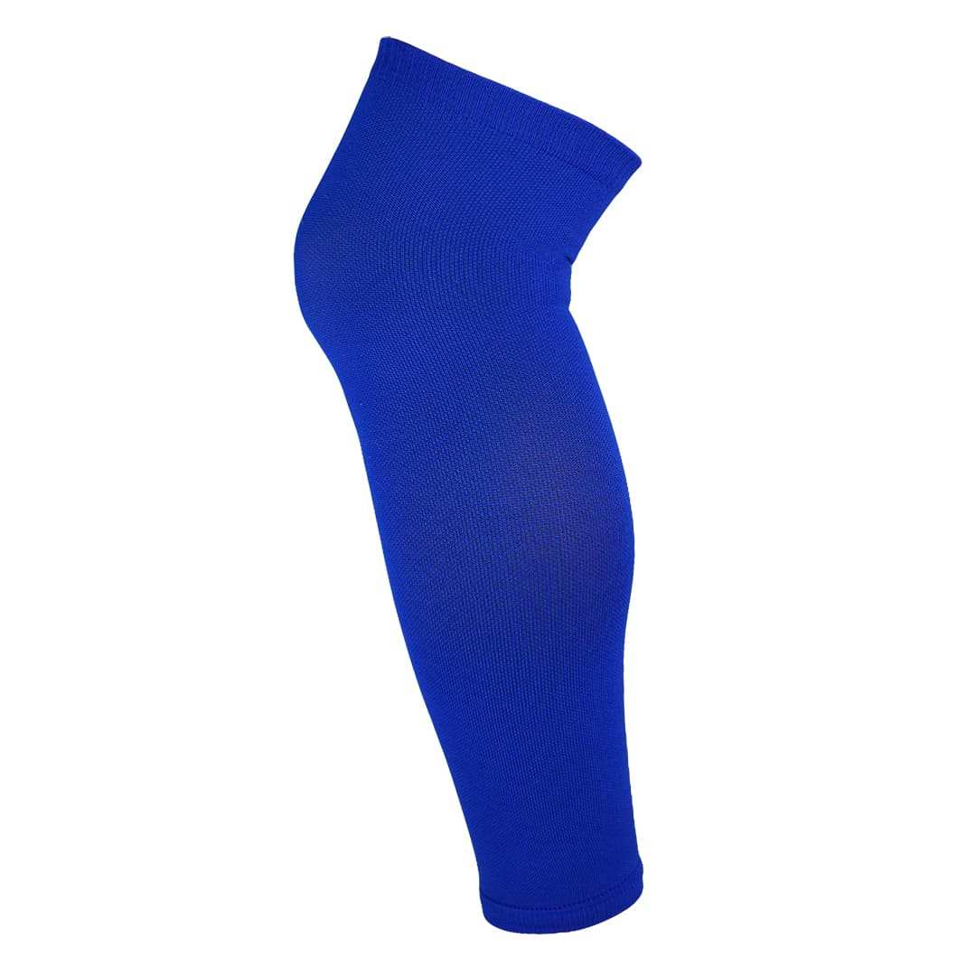Blue GRIPTEC sock sleeve, footless design for wearing over grip socks