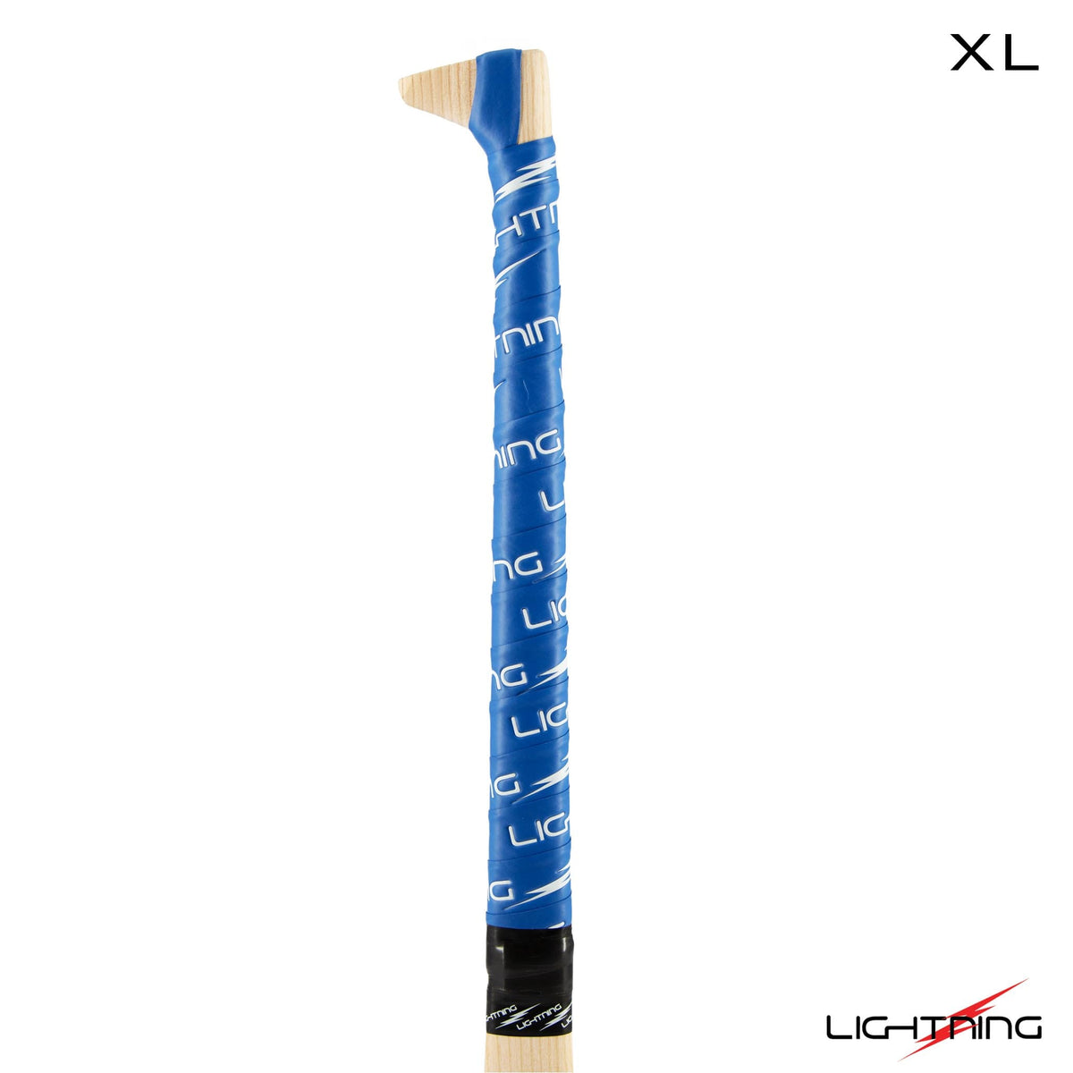 Blue and white Lightning hurley grip, XL length