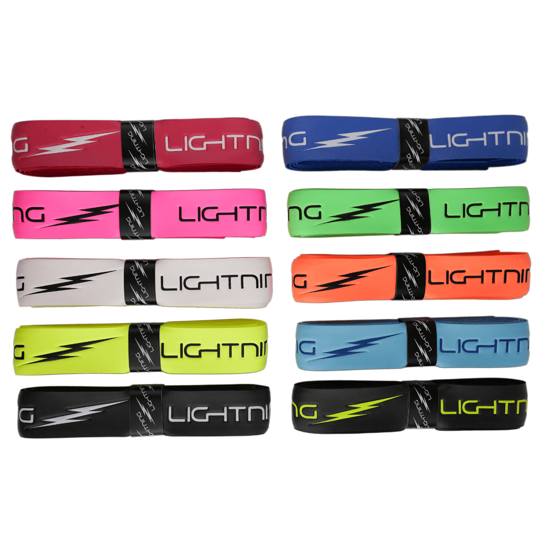 Lightning hurley grips in ten colours with soft PU-Plus cushioning