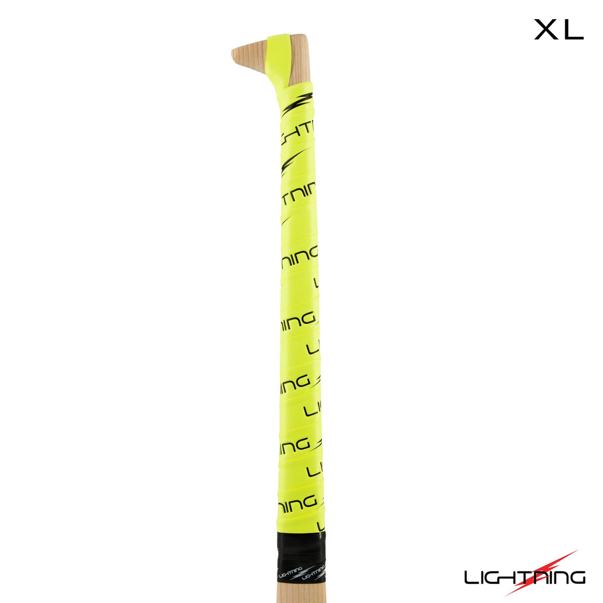 Lightning hurling grips in yellow and black, XL length